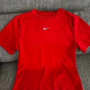 Nike Kids Red Dri Fit T-Shirt